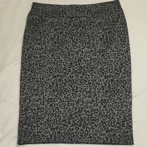 Leopard Print Pencil Skirt